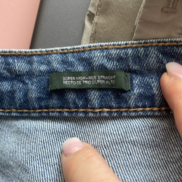 Wild Fable super high-rise straight jeans medium wash - Picture 6 of 8